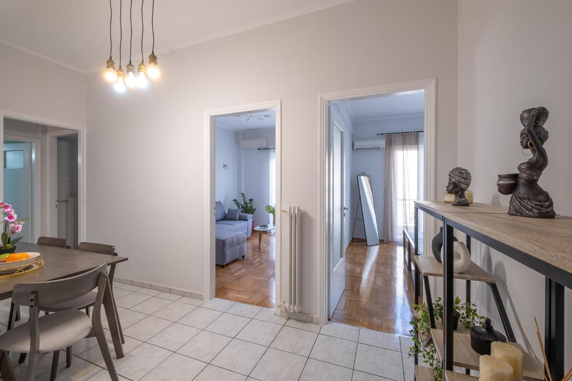 Lovely And Modern 3Bd Apartment Close To Ampelokipoi Metro Athen Eksteriør bilde